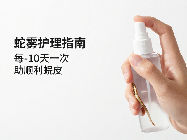 蛇蜕皮护理指南,喷雾保湿技巧,每7-10天一次助顺利蜕皮