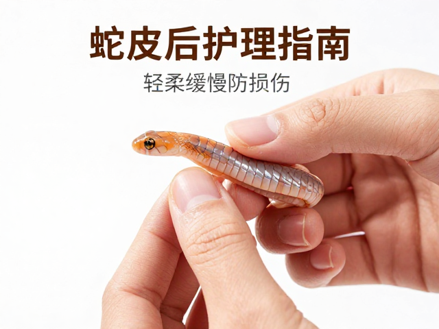 蛇蜕皮护理指南,蜕皮后观察要点,动作轻柔缓慢防损伤