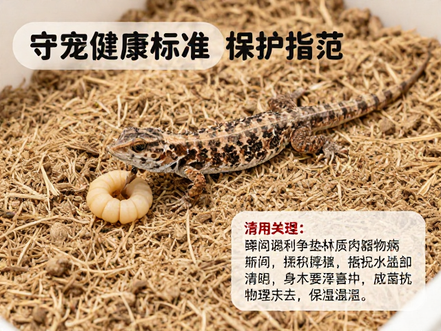 守宠健康,蜥蜴蜕皮护理与垫材清理湿度控制指南