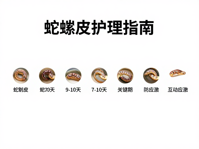 蛇蜕皮护理指南,每7-10天关键期,控制互动防应激