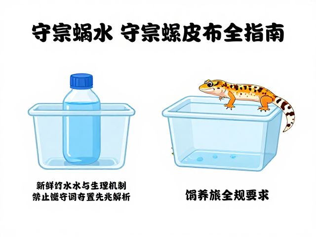 守宫蜕皮护理指南,新鲜饮用水与饲养箱布置全解析