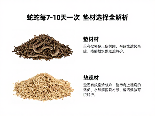 蛇蜕皮护理指南,成蛇每7-10天一次,垫材选择全解析