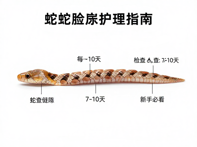 蛇蜕皮护理指南,每7-10天检查缝隙,新手必看
