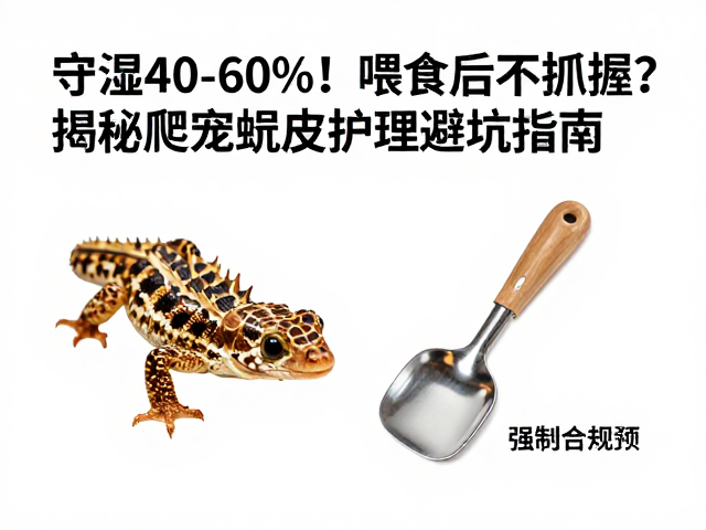 守湿40-60%！喂食后不抓握？揭秘爬宠蜕皮护理避坑指南