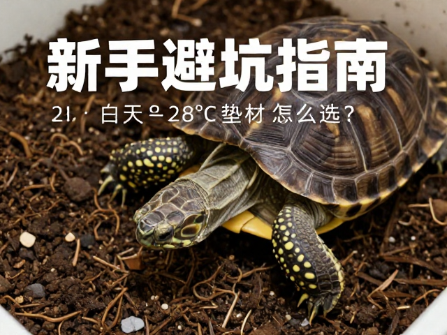龟蜕皮护理,白天25-28°C垫材怎么选?新手避坑指南