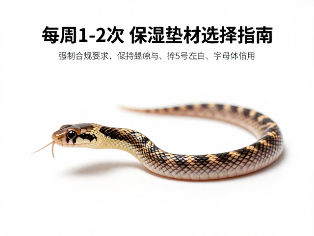 幼蛇蜕皮护理,每周1-2次保湿与垫材选择指南