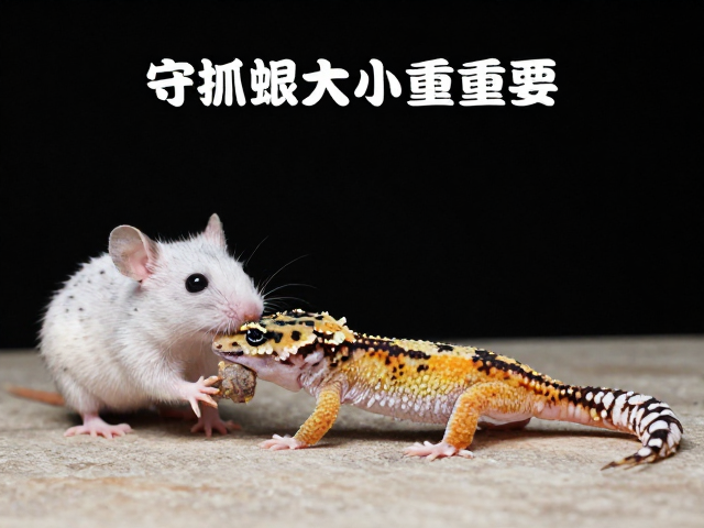 守宫蜕皮护理,喂食后不抓握,选对鼠类大小很重要