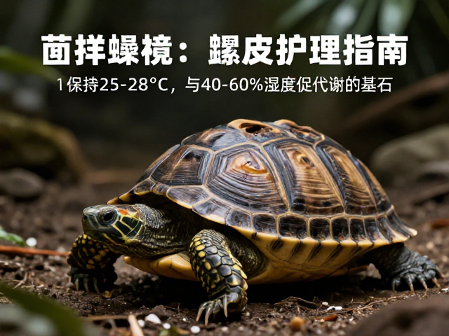 乌龟蜕皮护理指南,保持25-28°C与40-60%湿度促蜕皮