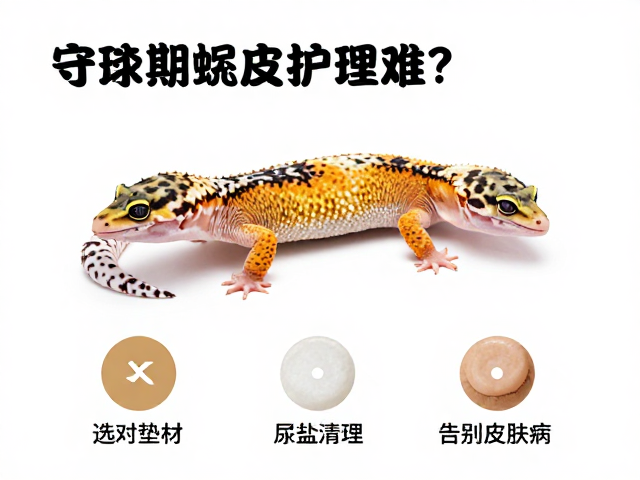 守宫蜕皮护理难？选对垫材，尿盐清理，告别皮肤病