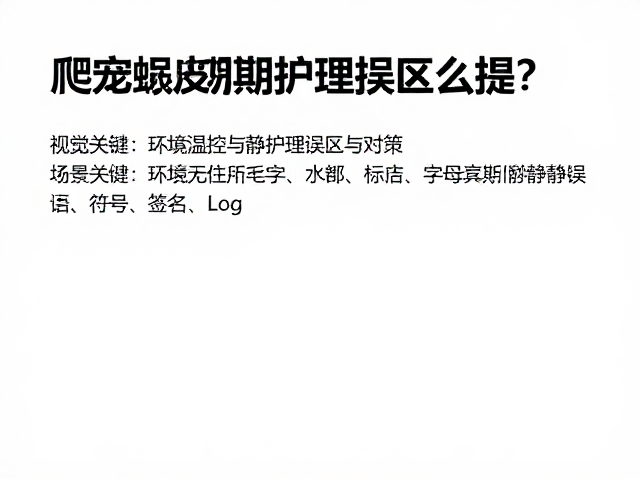 爬宠蜕皮期湿度怎么提？喂食后不抓握的护理误区与对策