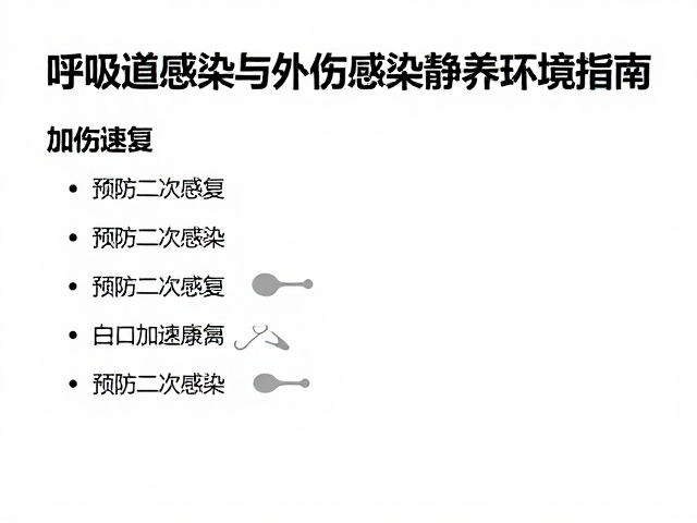 呼吸道感染与外伤感染静养环境指南,加速康复,预防二次感染