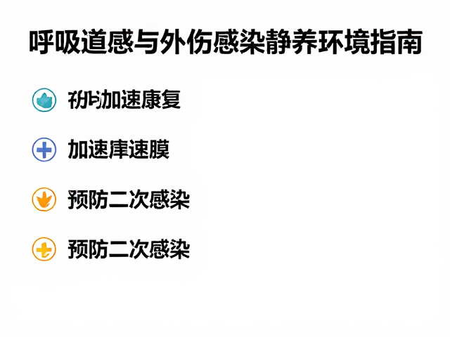 呼吸道感染与外伤感染静养环境指南,加速康复,预防二次感染
