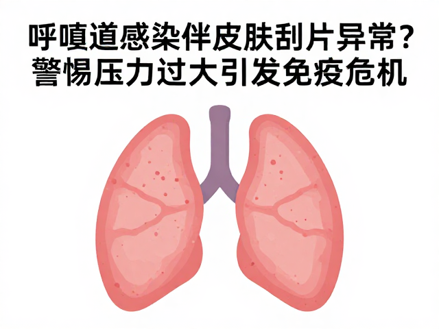呼吸道感染伴皮肤刮片异常？警惕压力过大引发免疫危机