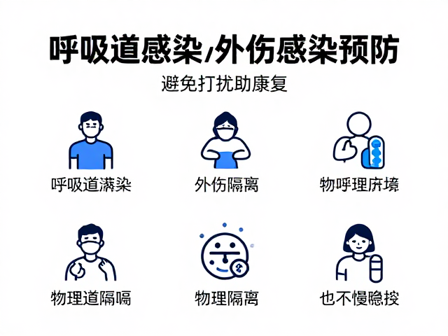 呼吸道感染与外伤感染预防,避免打扰助康复