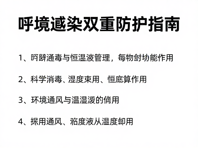 呼吸道感染高发期,环境消毒与恒温饲养双重防护指南