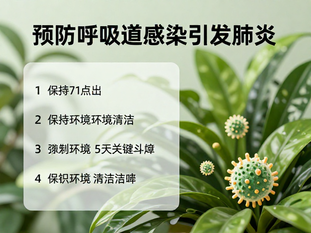 预防呼吸道感染引发肺炎，保持环境清洁的5大关键细节