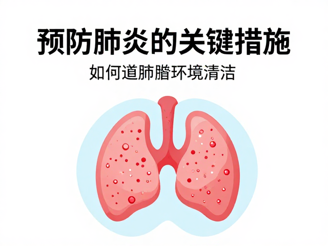 呼吸道感染高发期如何保持环境清洁?预防肺炎的关键措施