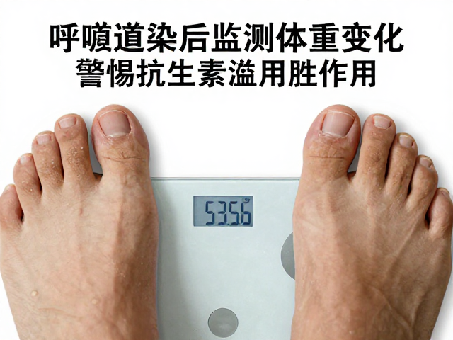 呼吸道感染后监测体重变化,警惕抗生素滥用副作用