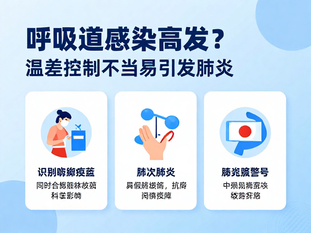 呼吸道感染高发?温差控制不当易引发肺炎,专家教你科学预防