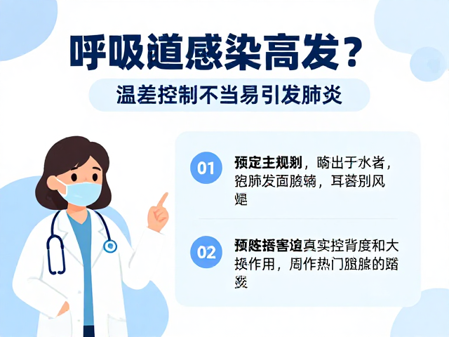 呼吸道感染高发?温差控制不当易引发肺炎,专家教你科学预防