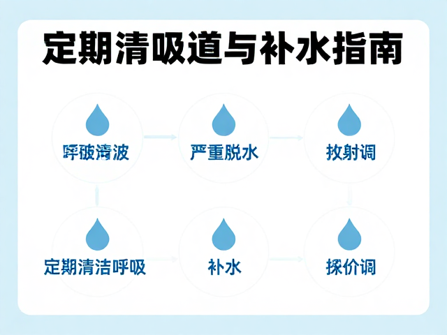 呼吸道感染防严重脱水,定期清洁呼吸道与补水指南