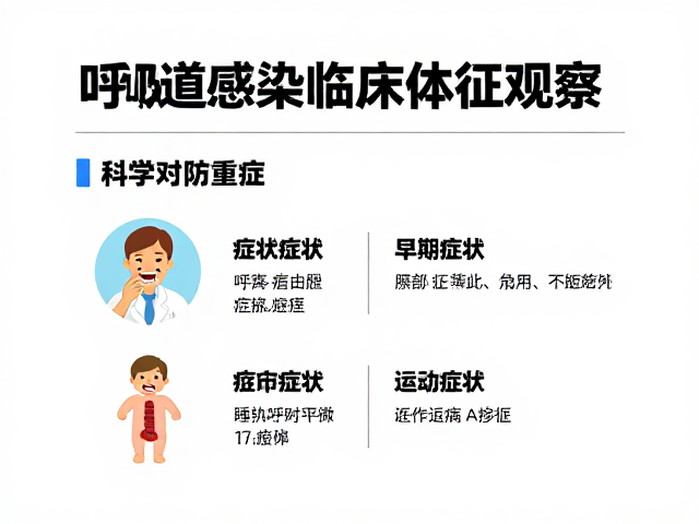 呼吸道感染临床体征观察,识别早期症状,科学应对防重症