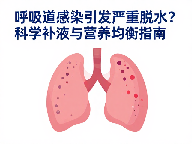 呼吸道感染引发严重脱水?科学补液与营养均衡指南