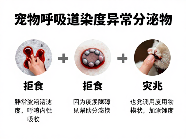 宠物呼吸道感染伴异常分泌物、拒食?3大征兆与紧急护理指南