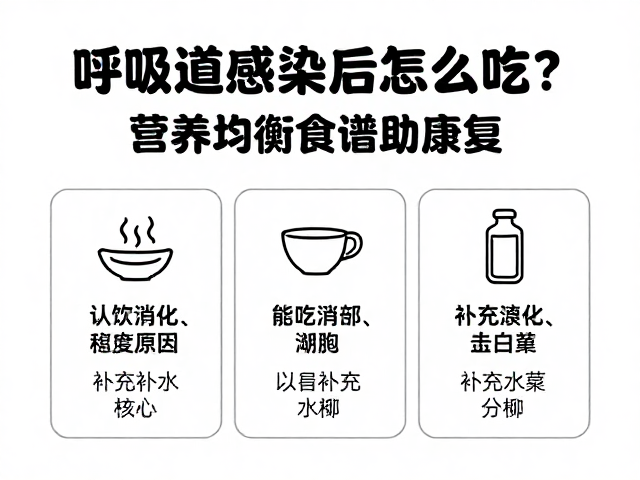 呼吸道感染后怎么吃?营养均衡食谱助康复