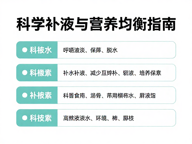呼吸道感染引发严重脱水?科学补液与营养均衡指南