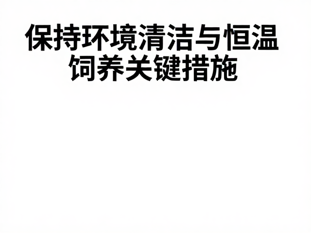 呼吸道感染高发期,保持环境清洁与恒温饲养的关键措施