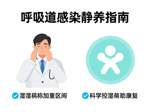 呼吸道感染静养指南,湿度过高易加重病情,科学控湿助康复
