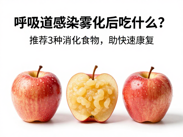 呼吸道感染雾化后吃什么?推荐3种易消化食物,助快速康复