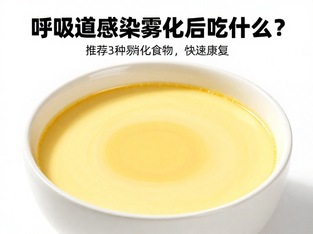 呼吸道感染雾化后吃什么?推荐3种易消化食物,助快速康复