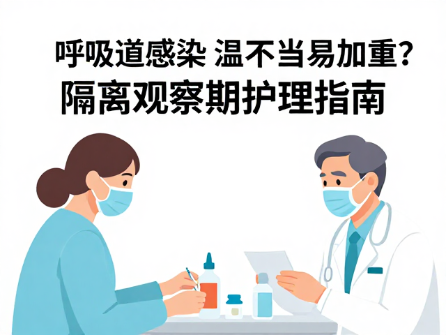 呼吸道感染后温度不当易加重?隔离观察期护理指南