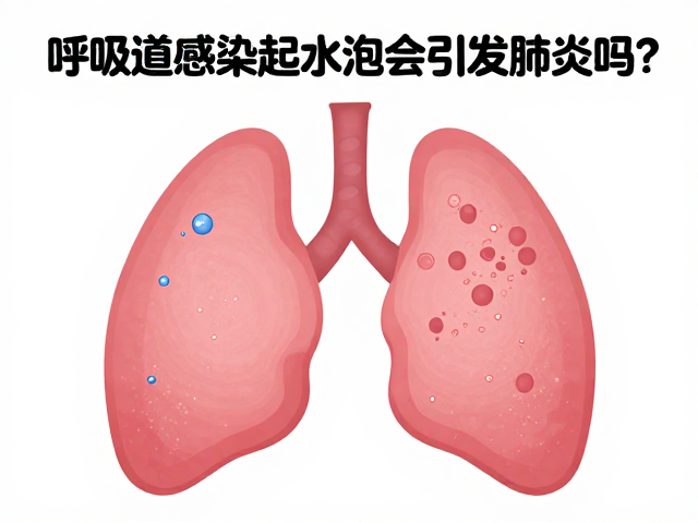 呼吸道感染起水泡会引发肺炎吗?警惕重症风险