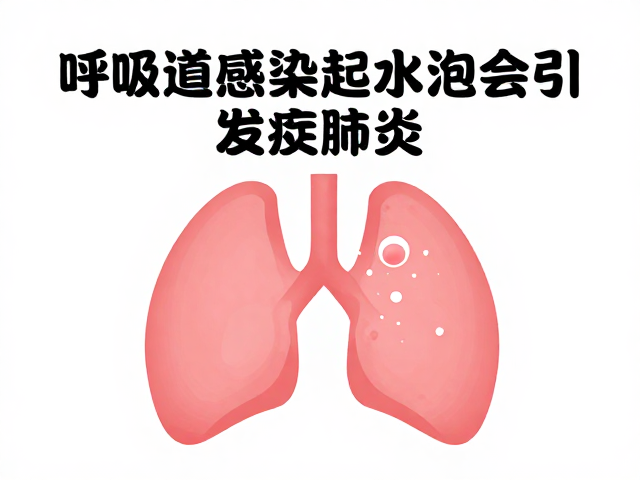 呼吸道感染起水泡会引发肺炎吗?警惕重症风险