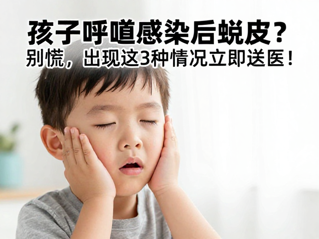 孩子呼吸道感染后蜕皮?别慌,出现这3种情况立即送医!