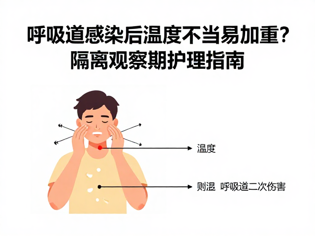 呼吸道感染后温度不当易加重?隔离观察期护理指南