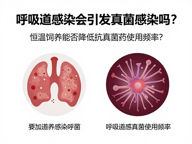 呼吸道感染会引发真菌感染吗?恒温饲养能否降低抗真菌药使用频率?