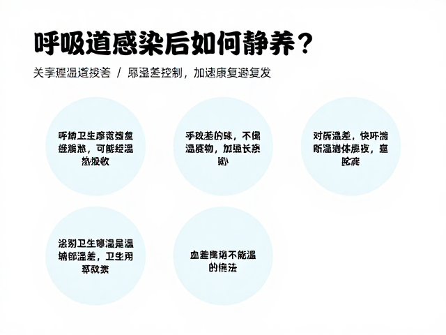呼吸道感染后如何静养?掌握温差控制,加速康复避复发