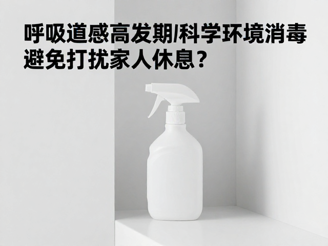 呼吸道感染高发期,如何科学环境消毒,避免打扰家人休息?