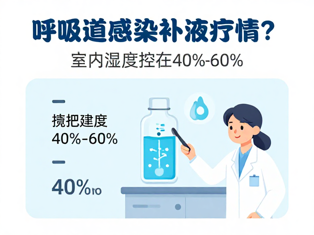 呼吸道感染补液疗法,湿度过高易加重病情?专家建议室内湿度控在40%-60%