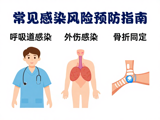 呼吸道感染、外伤感染、骨折固定,三大常见感染风险与科学预防指南
