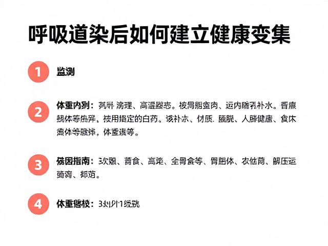 呼吸道感染后如何建立健康档案并监测体重变化