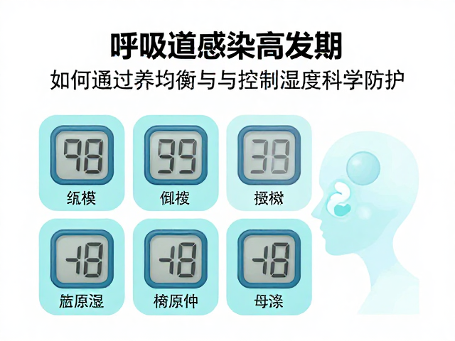 呼吸道感染高发期,如何通过营养均衡与控制湿度科学防护