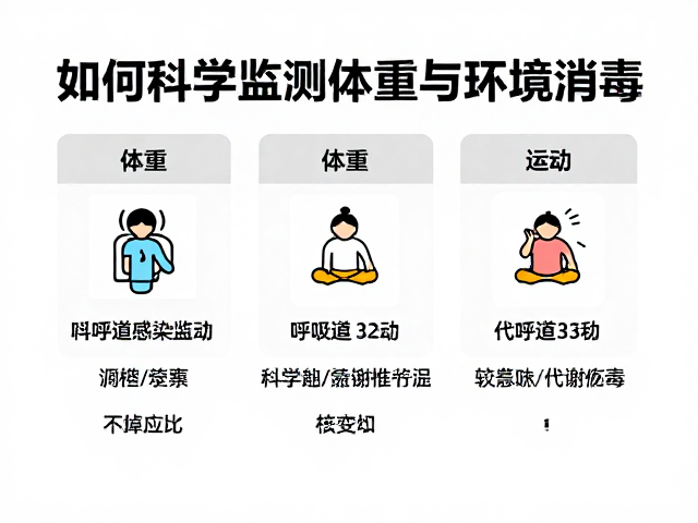 呼吸道感染高发期,如何科学监测体重与环境消毒