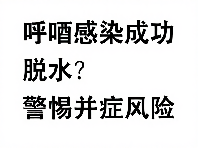 呼吸道感染引发严重脱水?需隔离观察,警惕并发症风险