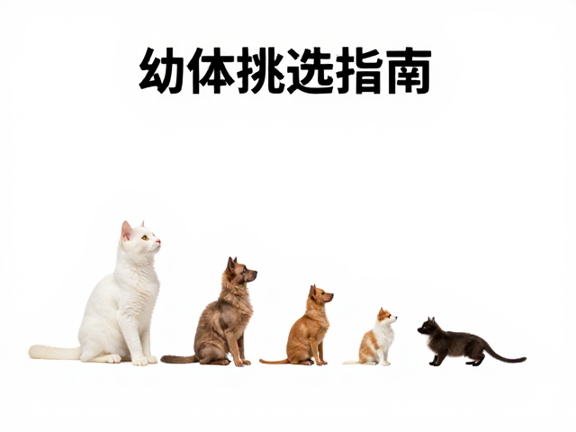 幼体挑选指南，尾部占体长1/3，体型大小对比选宠技巧