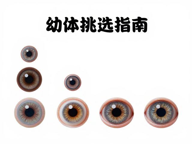 幼体挑选指南,体型大小因地而异,注意瞳孔形状避坑
